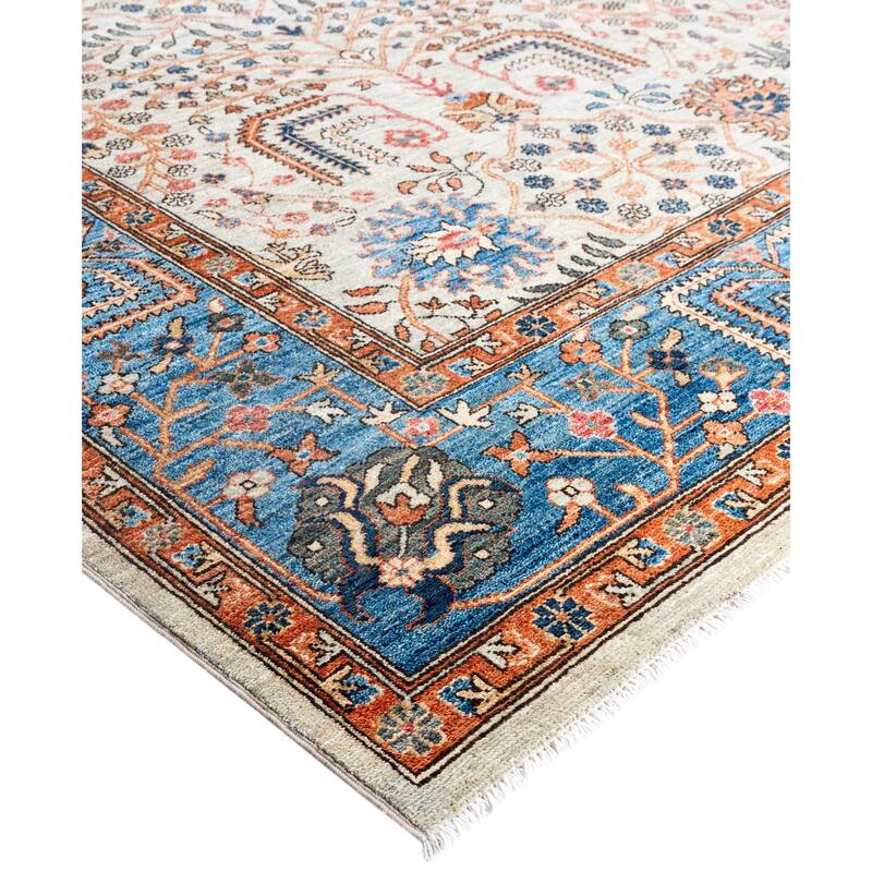 Serapi One-of-a-Kind Hand-Knotted Area Rug - Gray - 9' 3" x 11' 11"