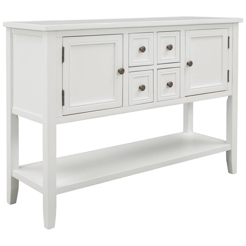 Buffet Sideboard Console Table with Bottom Shelf