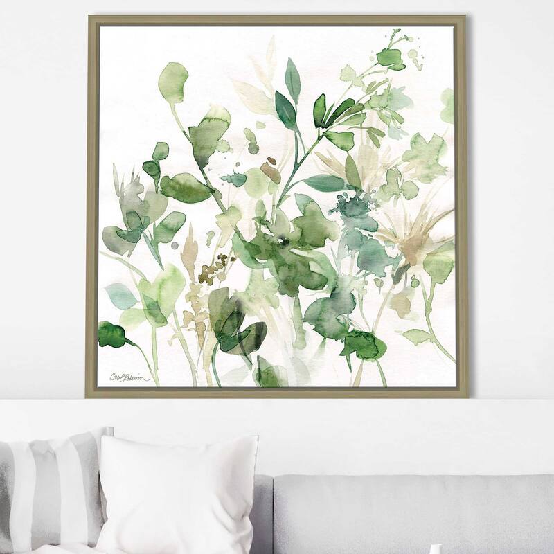 "Sage Garden I" by Carol Robinson Print on Floating Canvas