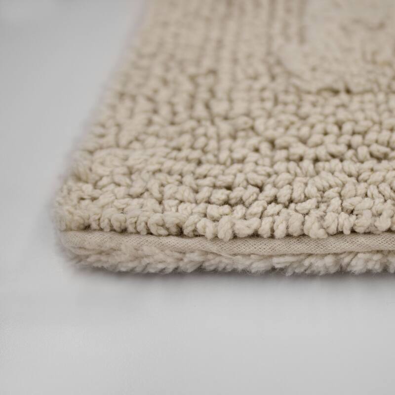 French Connection Stonewash Cotton Bath Rug