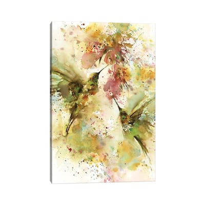 iCanvas "Summer Hummingbirds" by Sophie Rodionov Canvas Print