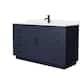 Option Dark Blue / White Quartz Top / Matte Black