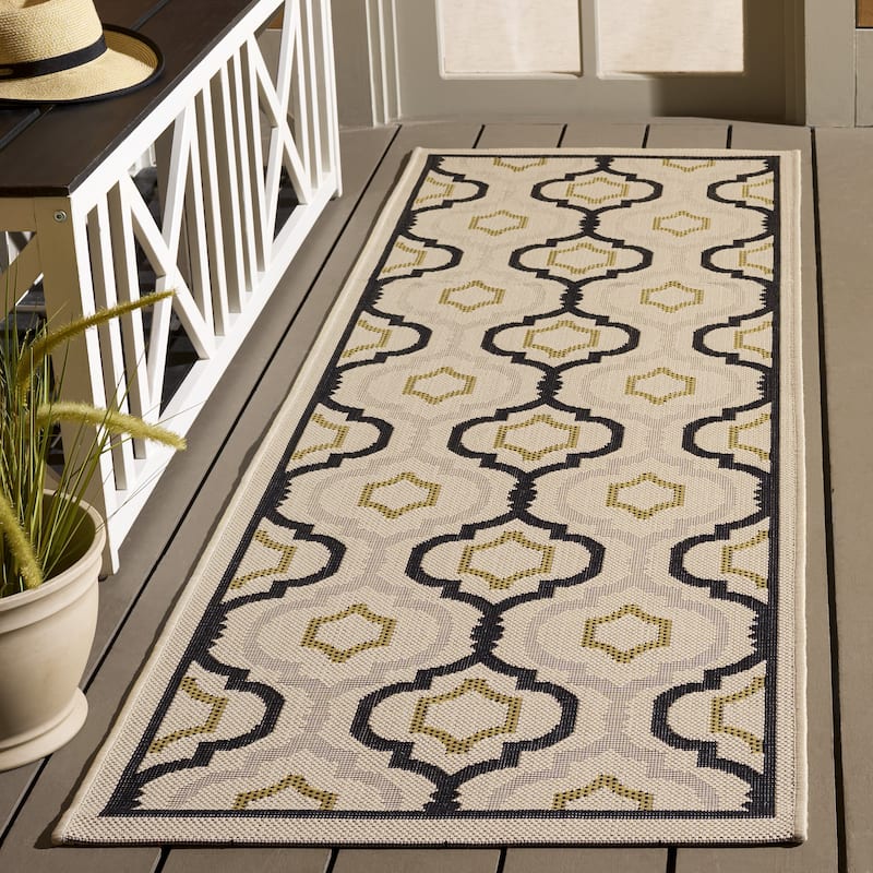 SAFAVIEH Courtyard Oyvor Indoor/ Outdoor Waterproof Patio Backyard Rug