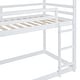 preview thumbnail 5 of 7, White Playhouse Bunk Bed Twin-Twin Bunk Bed w/ Slide & Roof Unisex
