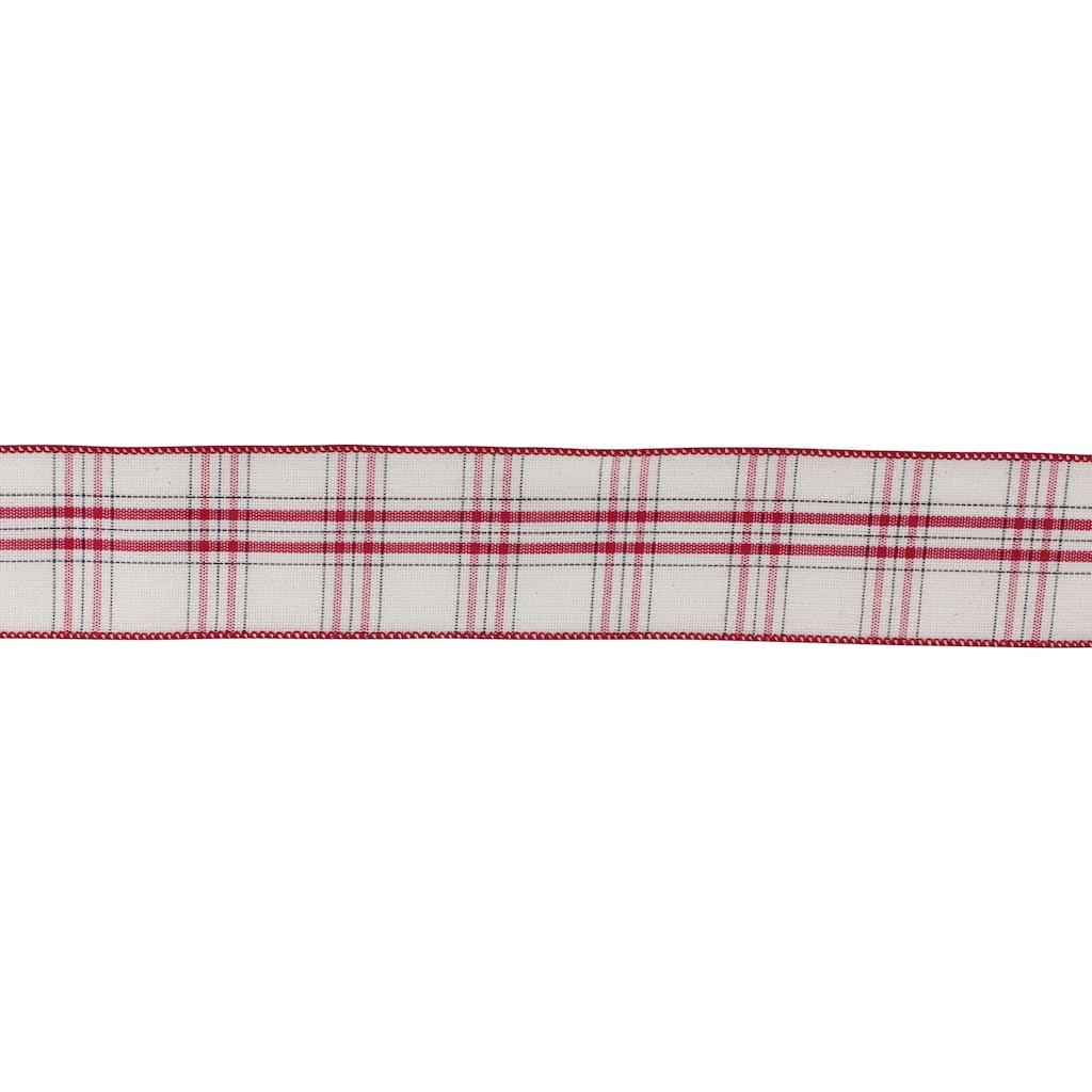 Plaid Cotton Ribbon (Set of 2)