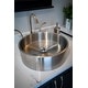 preview thumbnail 6 of 5, Round 15.75-in Stainless Steel Sink with Rim in Silver with Drain