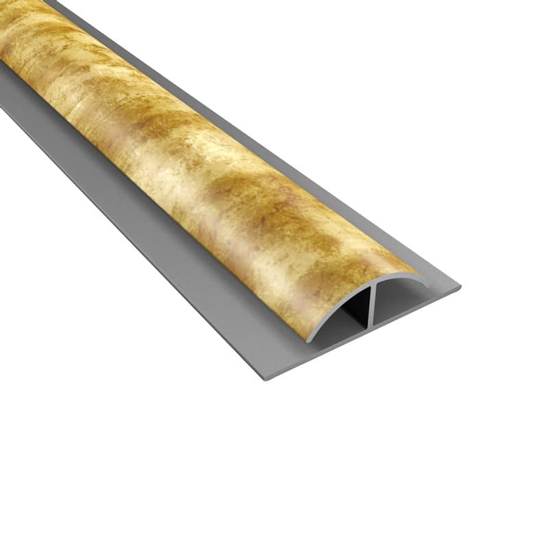 FASÄDE 47 in. Decorative Vinyl Divider Trim Bermuda Bronze (5 Pack) - 5 Pack