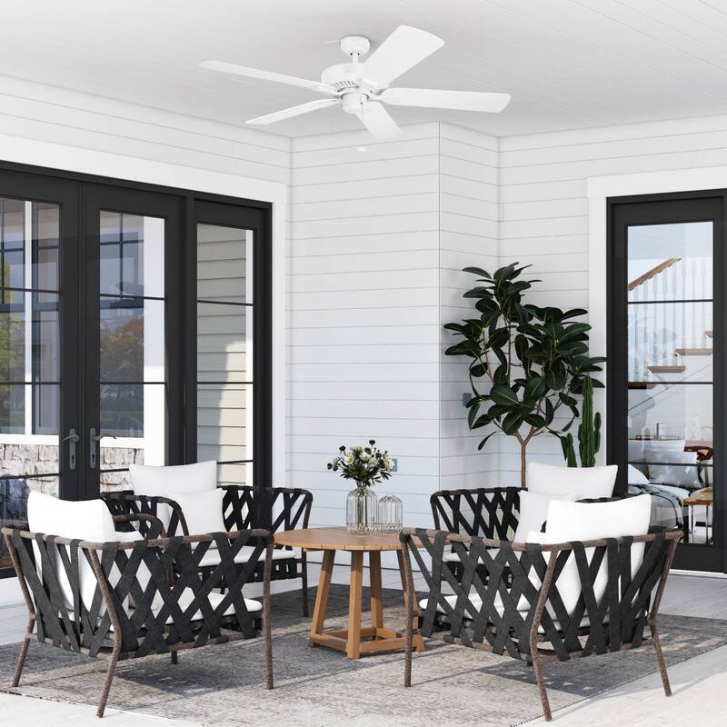 52" Honeywell Belmar Wet Rated Indoor/Outdoor Ceiling Fan, No Light