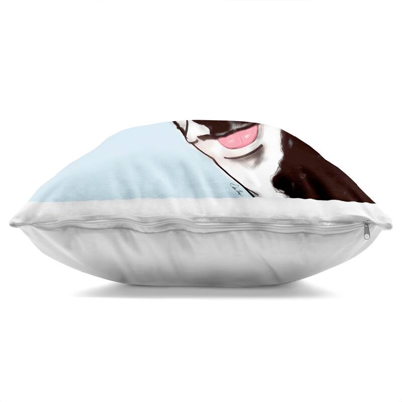Stupell Eat The Chicken Funny Cow Decorative Printed Throw Pillow Design by Stella Chang
