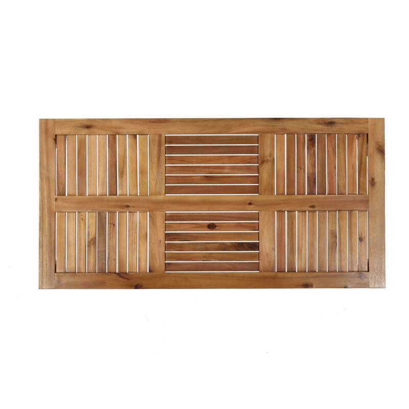 Hampton Acacia Wood Outdoor Coffee Table by Christopher Knight Home