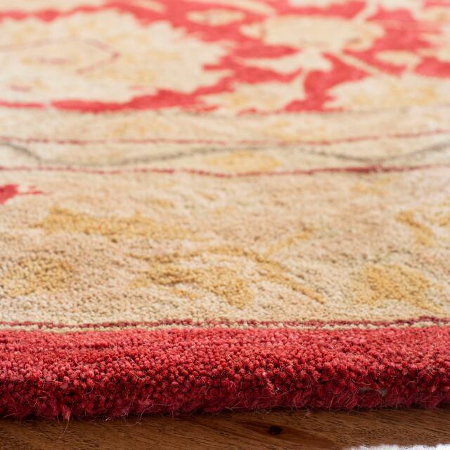 SAFAVIEH Anatolia Angeline Traditional Oriental Hand-spun Wool Rug