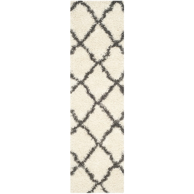 SAFAVIEH Dallas Shag Giusy Trellis 1.5-inch Thick Rug