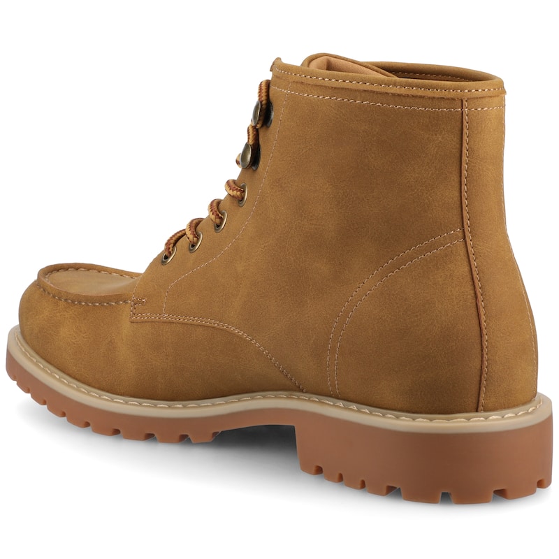 Vance Men's Zeus Medium and Wide Width Moc Toe Boot