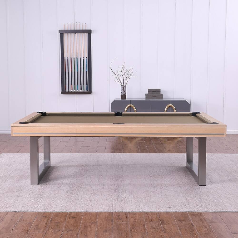 Maple Harmony 8ft Billiard Slate Pool Table with Dining Top