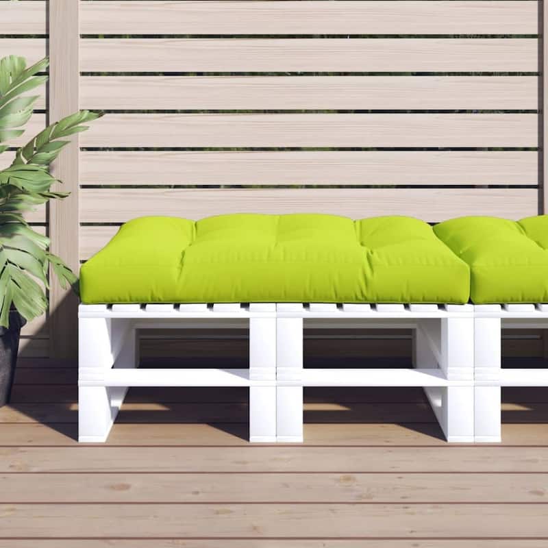 vidaXL Chair Cushion Outdoor Patio Pallet Seat Cushion Sofa Chair Pad Fabric - Bright green