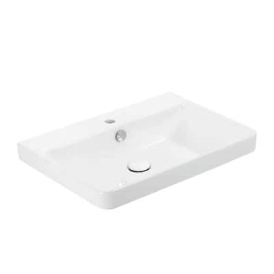 WS Bath Collections Luxury 60.01 Luxury 23-13/16" Rectangular Ceramic