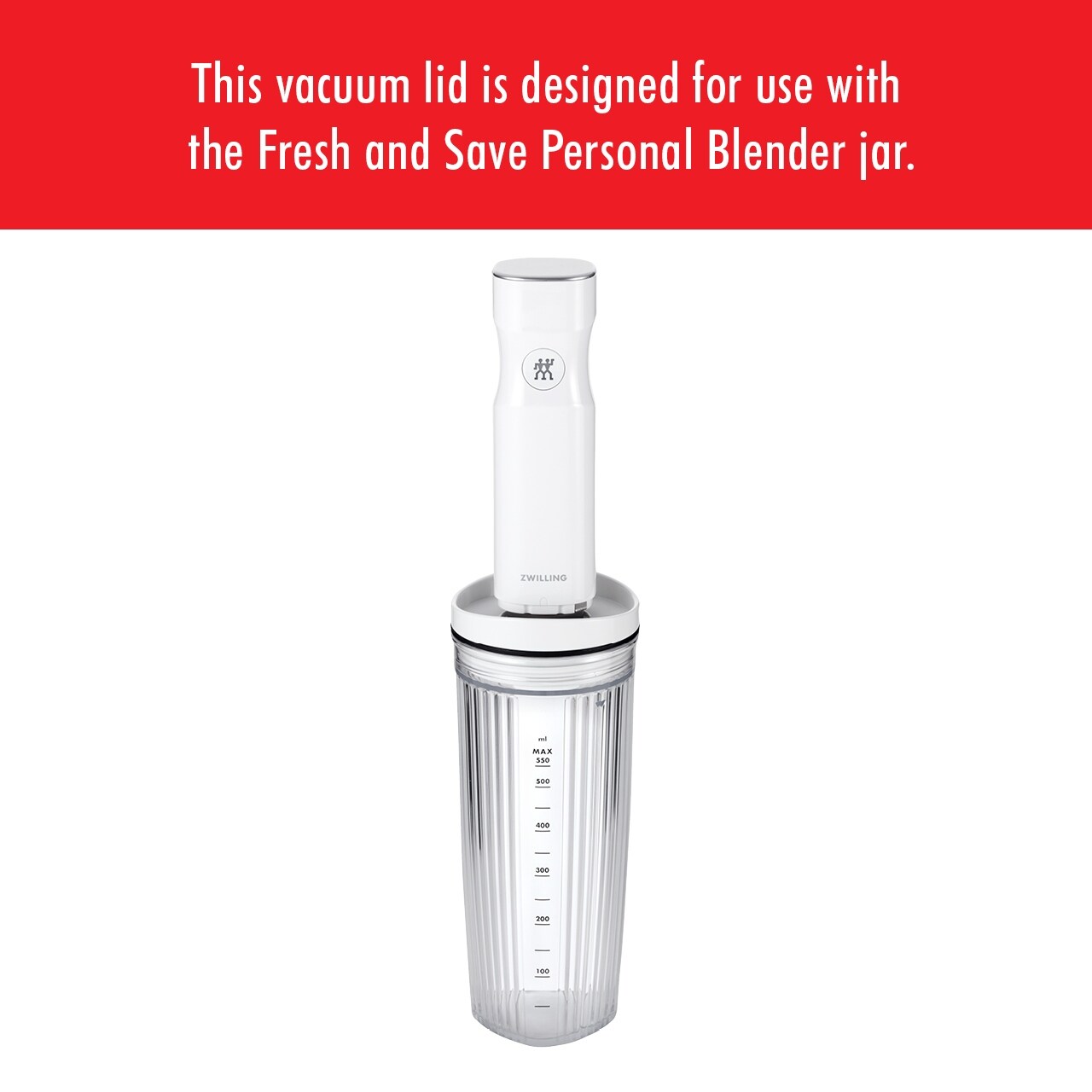 ZWILLING Enfinigy Vacuum Lid for Personal Blender Jar - On Sale - Bed Bath  & Beyond - 37932582