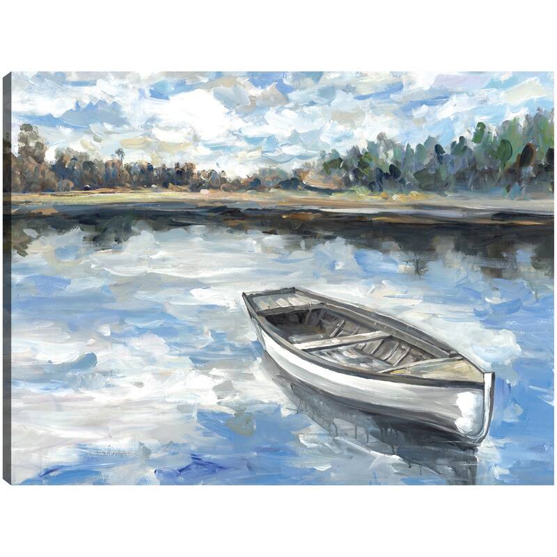Morning Lake By Sandy Doonan Canvas Art Print