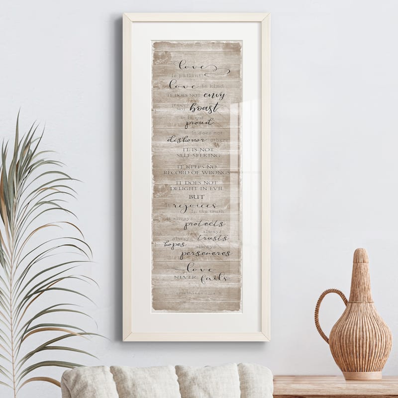 Love is Patient-Premium Gallery Framed Print
