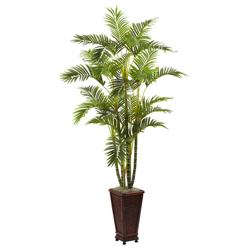 Two-Tone Areca Palm Artificial Potted Tree - 6.5'