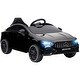 preview thumbnail 22 of 29, Mercedes-Benz AMG CLA 45 Licensed 12V Kids Electric Ride-On Car with Remote Control, LED Lights, and Spring Suspension Black