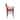 38 in.H Red Finish High  Upholstered Back Armless Dining Chair with Wood Seat Material