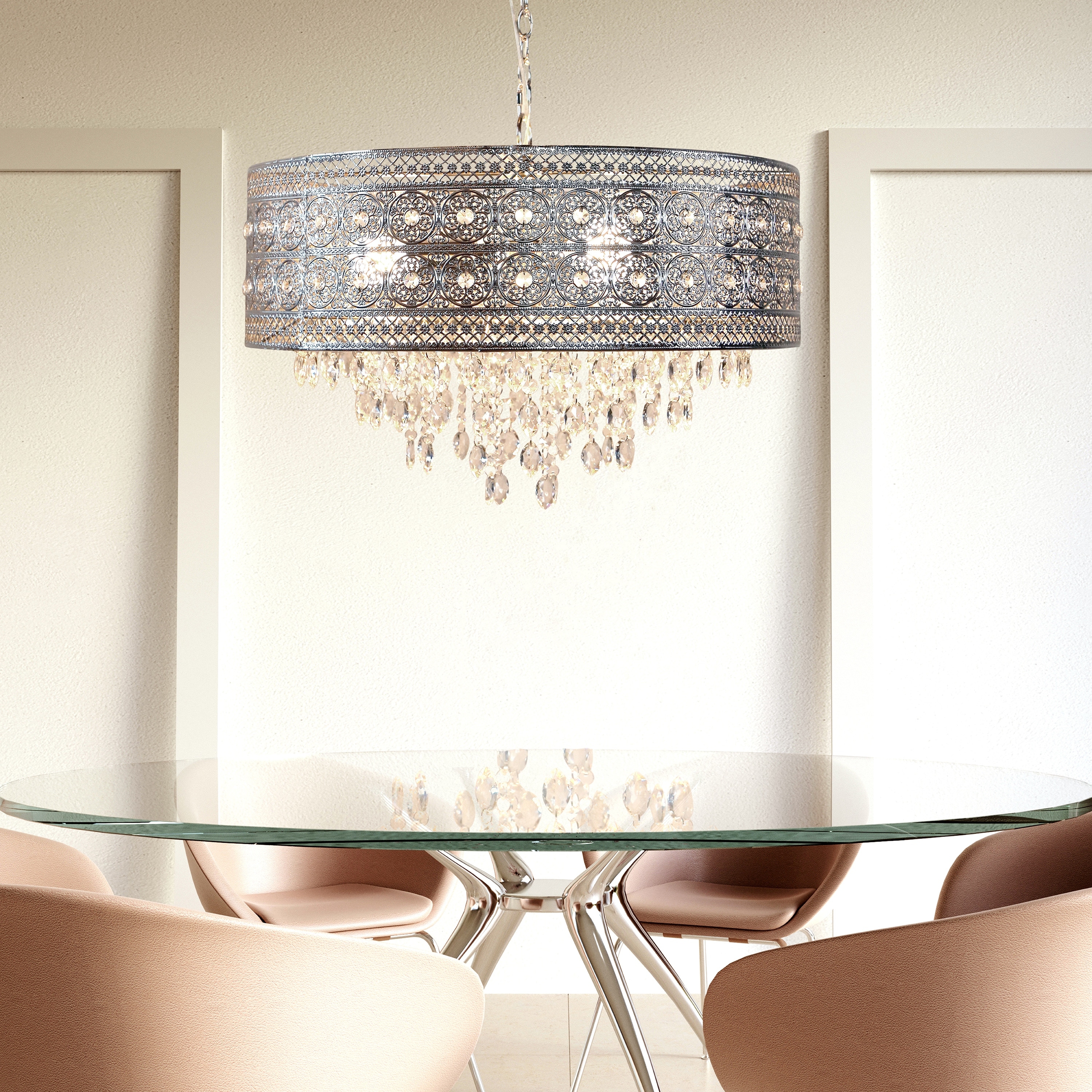 Silver orchid chandelier 2025