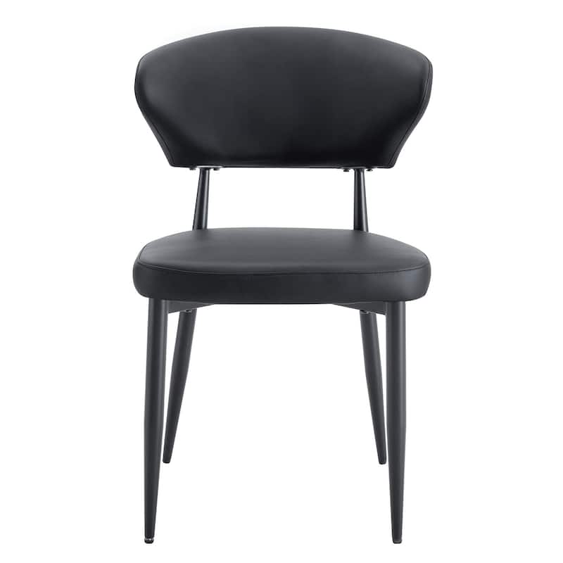 Minimalist Ergonomic Dining Chair, With A Curved Backrest For Comfortable Design,Set of 4