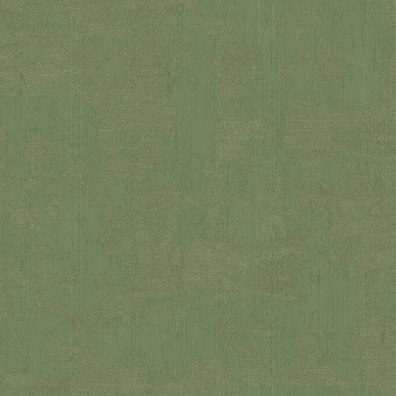 Galerie Wallcoverings Synergy Collection Distressed Texture Matte Finish Vinyl on Non-woven Wallpaper Roll - 33-feet long x 21-inches wide - Green