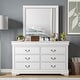 preview thumbnail 25 of 32, Furniture of America Devi Traditional Solid Wood 6-Piece Sleigh Bedroom Set