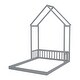 preview thumbnail 38 of 95, House-shaped Roof Headboard Floor Bed without slats
