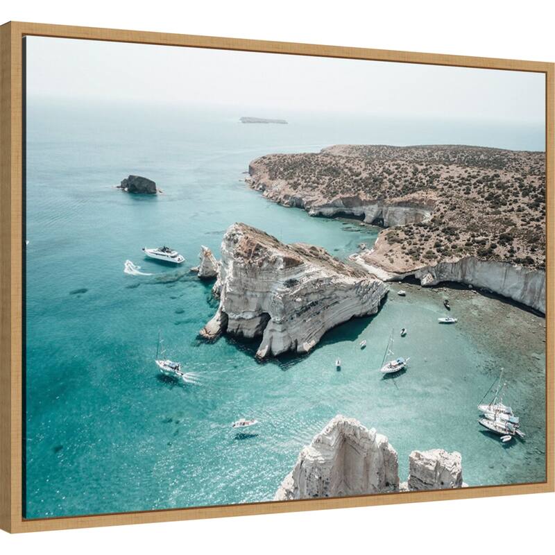 Enchanted Kleftiko by Bella Eve Framed Canvas Wall Art Print - Sylvie Natural