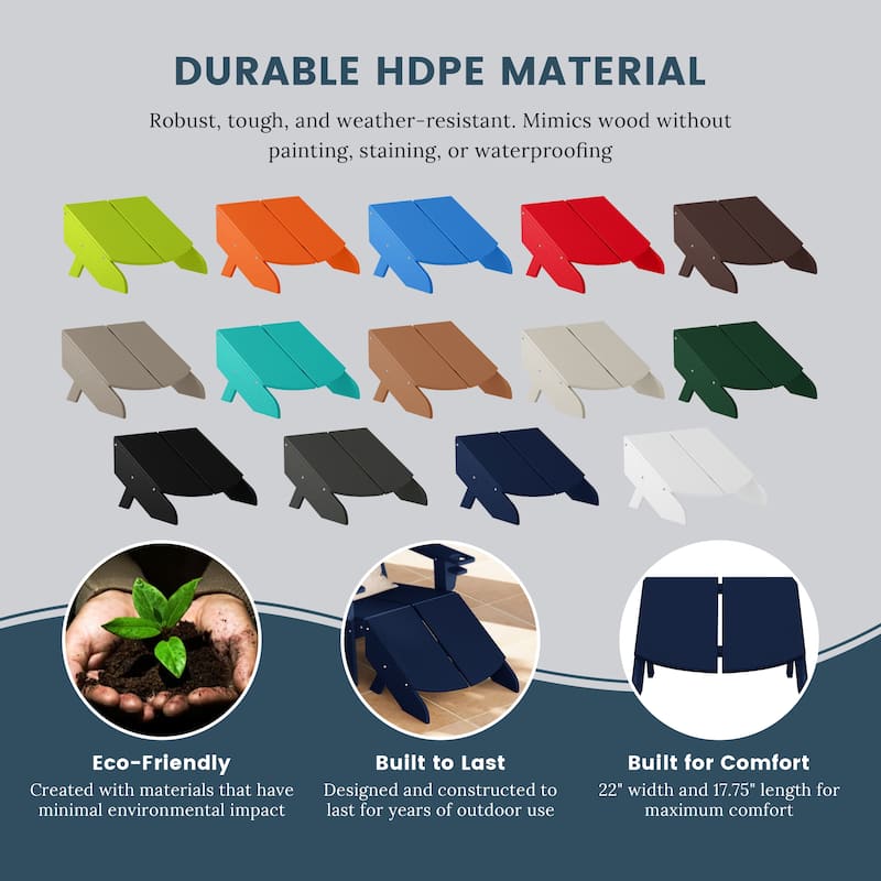 Coastin Modern Poly Ottoman