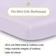 preview thumbnail 9 of 38, BreathableBaby All-in-One Fitted Sheet & Waterproof Cover for 38" x 24" Mini Crib Mattress (2-Pack)