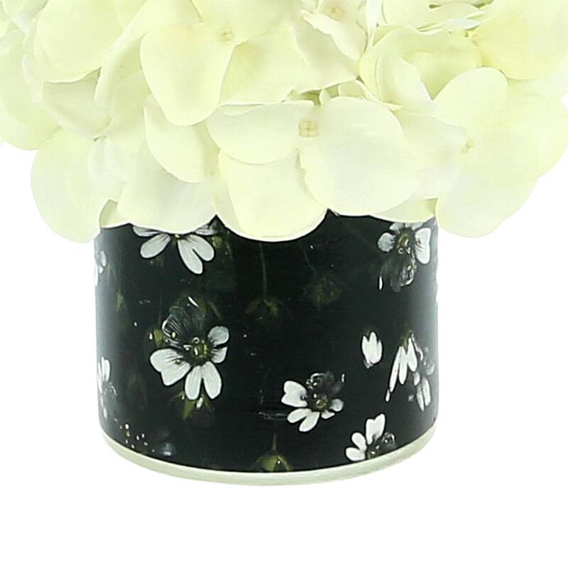 Hydrangea Arrangement in a Glass Vase