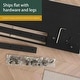 preview thumbnail 22 of 20, CraftPorch Square Stitching Velvet Upholstered Headboard