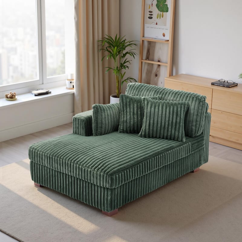 DREAMSIDEA Modern Oversized Chaise Lounge Sofa for Living Room