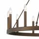 Acroma 12 Light 40 In Modern Farmhouse Wagon Wheel Chandelier-UL