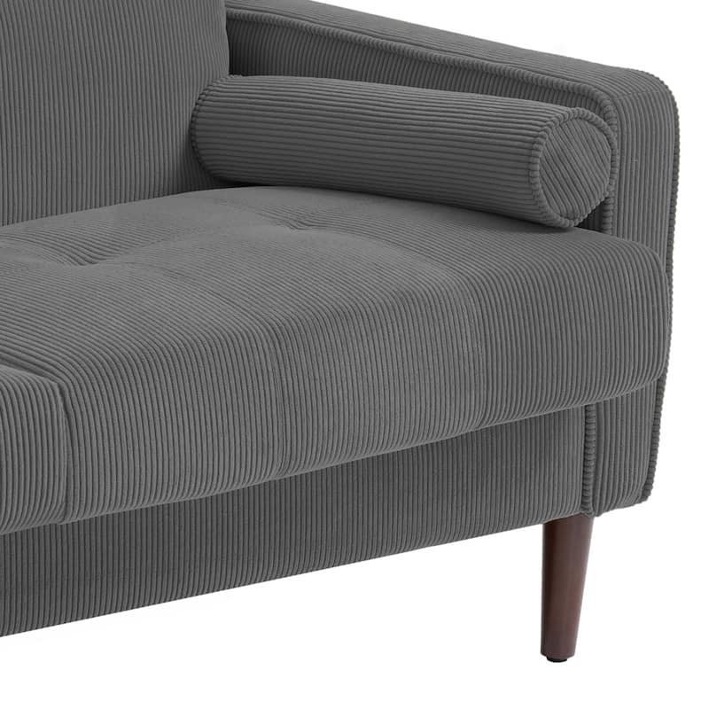 63.3"W Living Room Corduroy Loveseat Sofa