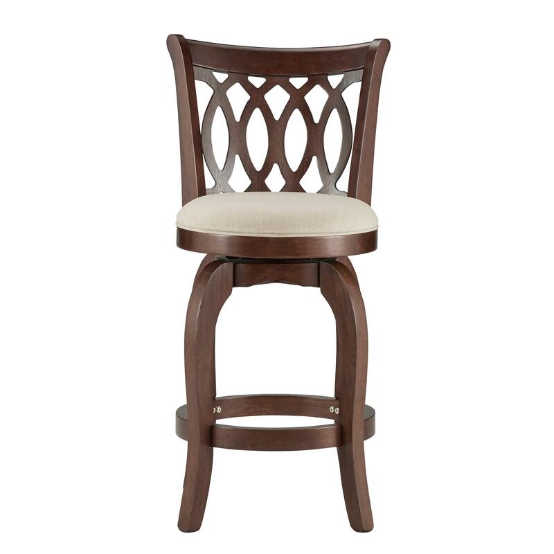 Verona Swivel 24-inch Counter Height Stool by iNSPIRE Q Classic