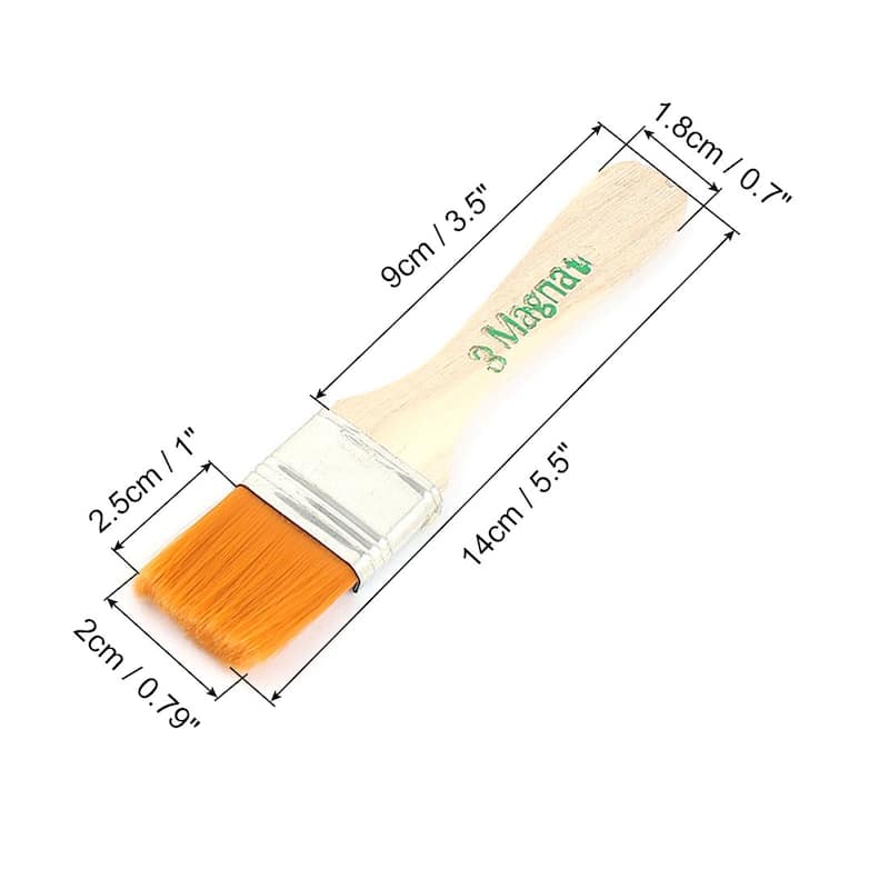5 Pcs Baking Bread Cook Pastry Oil Cream BBQ Tool Basting Brush