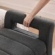 preview thumbnail 39 of 38, 66"W Teddy Storage Bench for Bedroom End of Bed with Arm and Two Pillows