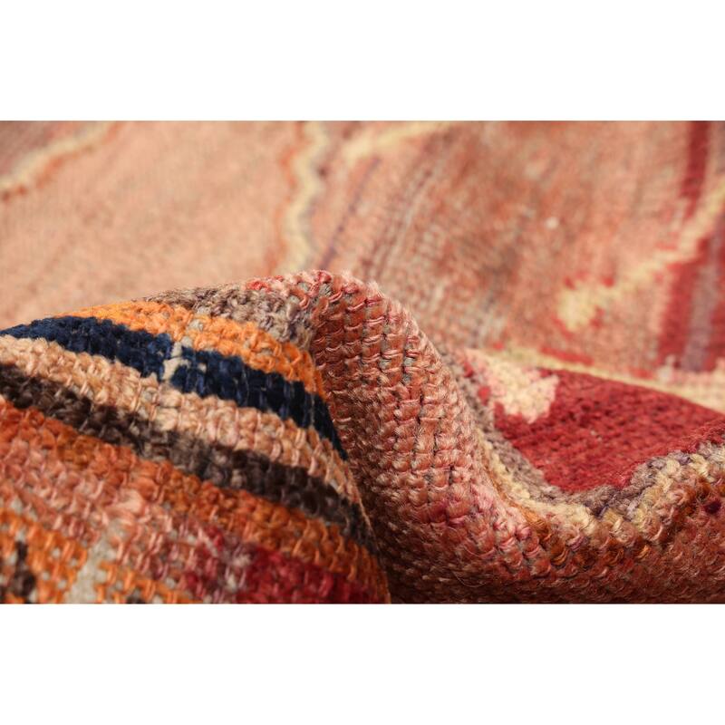 ECARPETGALLERY Hand-knotted Melis Vintage Copper Wool Rug - 4'7 x 8'6