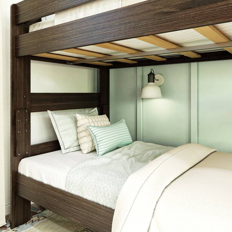 Max and Lily Farmhouse Twin over Twin Bunk Bed