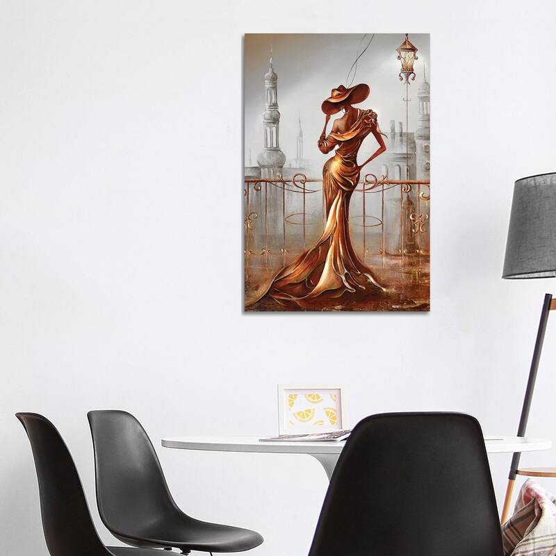 iCanvas "Woman In Gold" by Raen Canvas Print - 40x26x1.5
