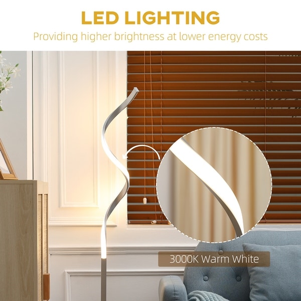 Spiral warm white floor light new arrivals