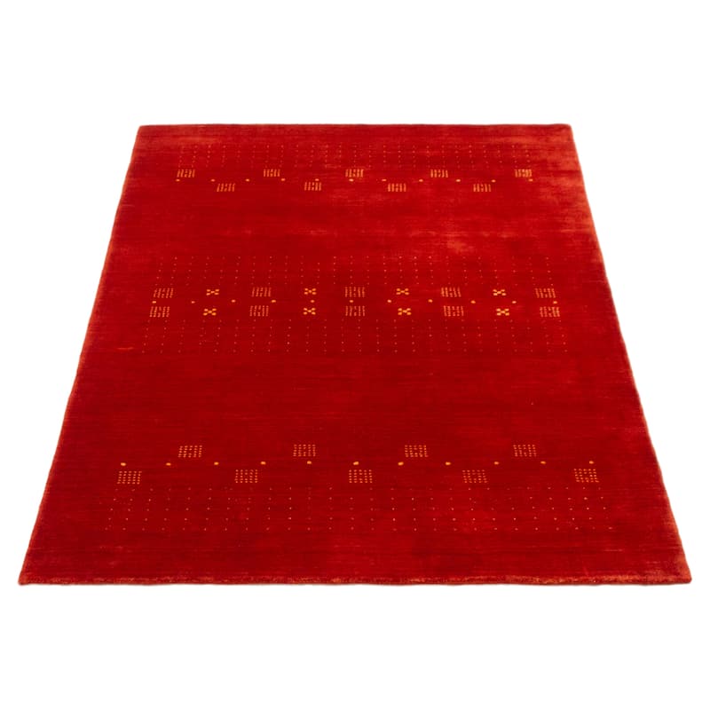 Kashkuli Gabbeh Red Rug 4'6" x 6'4" - 4'6 x 6'4