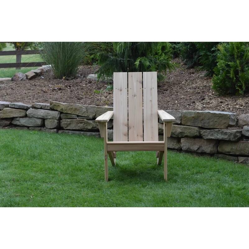 Modern Adirondack Chair - Unfinished - Unfinished