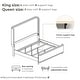 preview thumbnail 7 of 26, Furniture of America Kian Modern 3-Piece Natural Oak Solid Wood Panel Bedroom Set