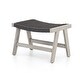 preview thumbnail 2 of 10, Haven Home Milano Outdoor Ottoman Grey